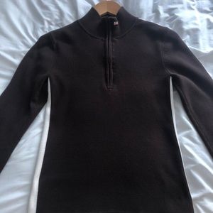 Brown Quarterzip Polo Ralph Lauren Women’s Medium
